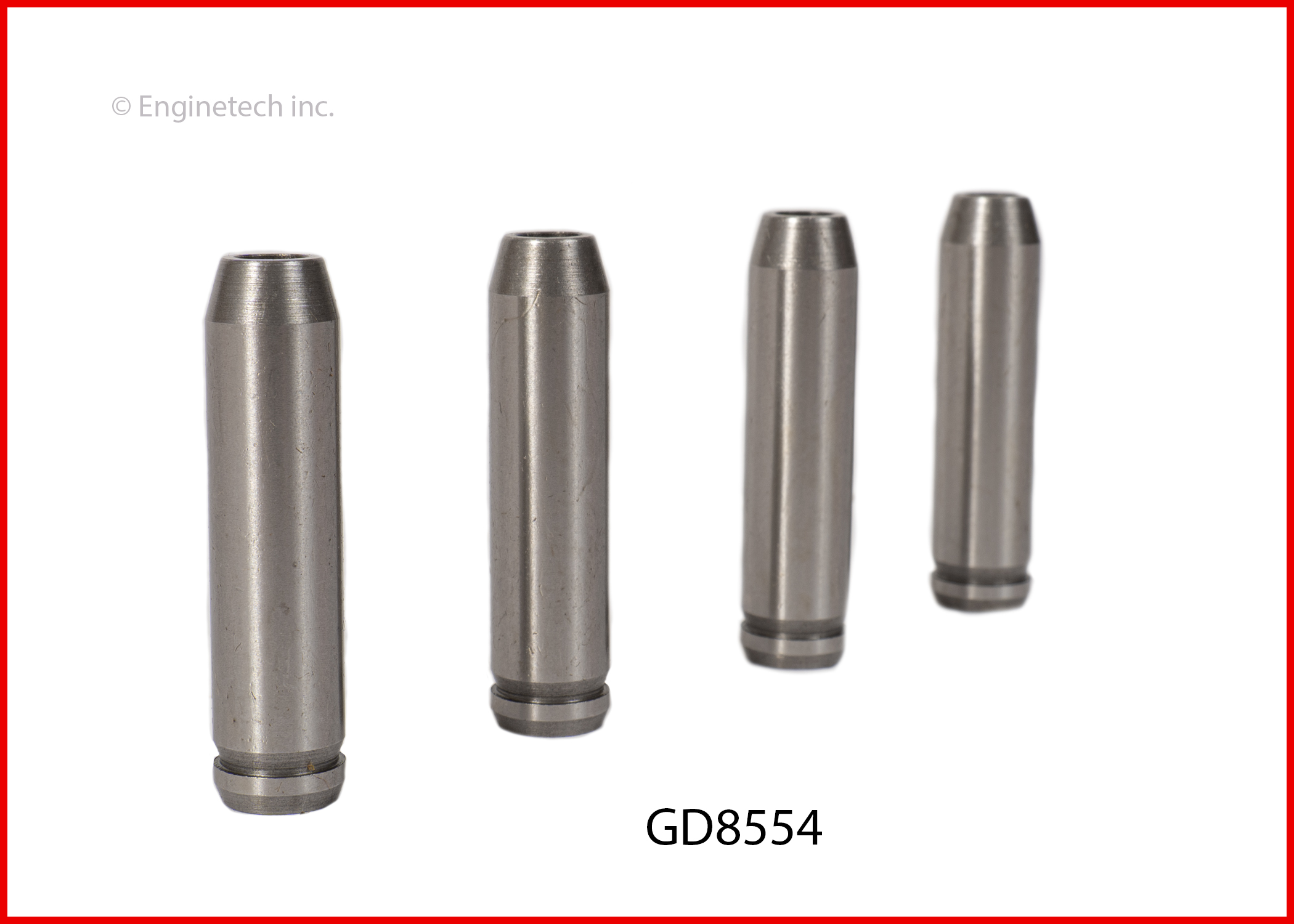 Enginetech Engine Valve Guide - 4 Pack - GD8554